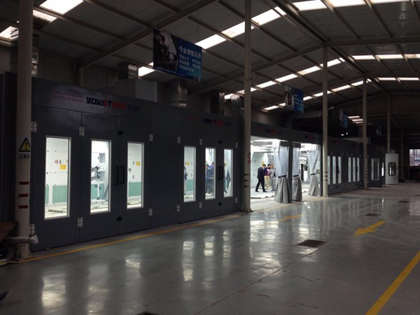 Sheet metal spray line w