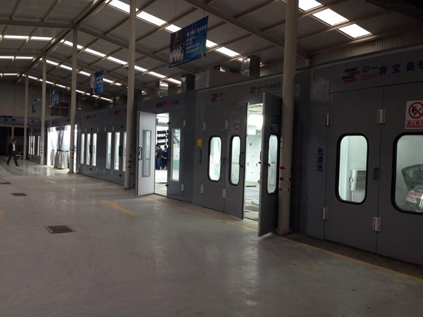 Sheet metal spray line w