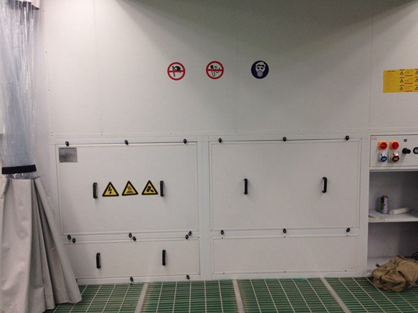 Sheet metal spray line w