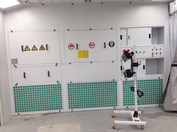 Sheet metal spray line w