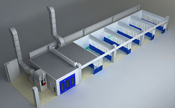 鈑噴生產(chǎn)線